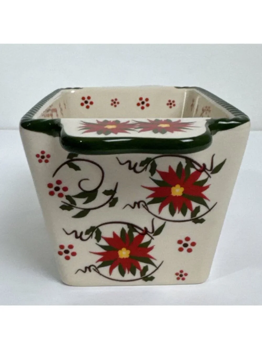 Temptations Red Cardinal Winter Whimsy 12 oz Loaf Pan NEW Christmas holiday bb